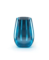 Stolzle Lausitz Mirrors Blue Tumblers, Set of 6
