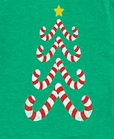 Hybrid Big Boys Candy Cane Tree Graphic Tee