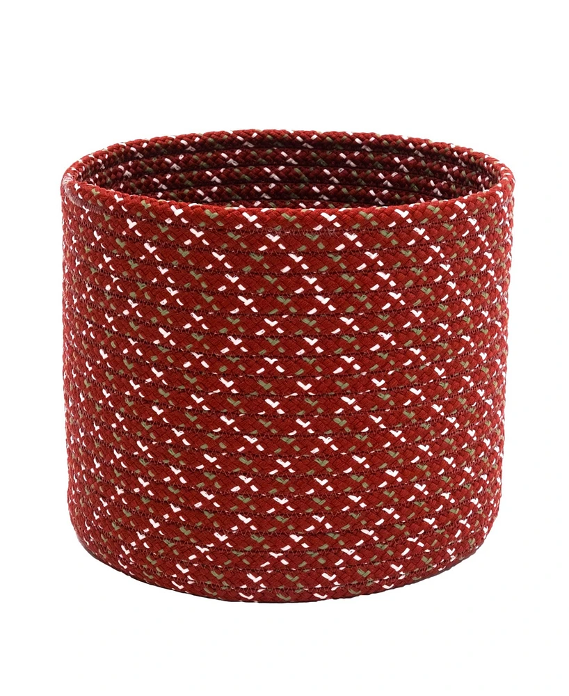 Colonial Mills Sleighbells Woven Holiday Basket