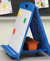 Copernicus Tabletop Easel with Dry Erase Boards, Pocket Chart, and Storage Tubs