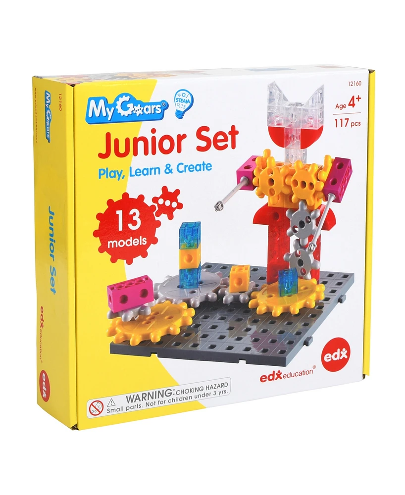 edxeducation My Gears Junior Set, 117 Pieces