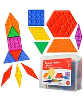 edxeducation Translucent Sensory Pattern Blocks