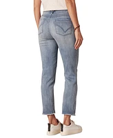 Democracy Petite Ab Solutions High-Rise Straight-Leg Jeans