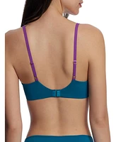 Skarlett Blue Women's Siren Lightly Lined Dotted Lace Underwire Bra