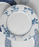 Closeout! Laura Ashley Blueprint Collectables China Rose Plates in Gift Box, Set of 4