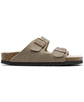 Birkenstock Women's Arizona Shearling Synthetic Sandals from Finish Line