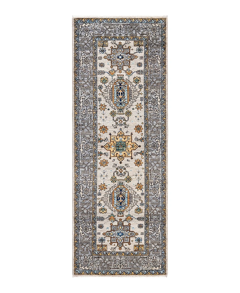 Adorn Hand Woven Rugs Serapi M1999 2'10"x7'8" Runner Area Rug