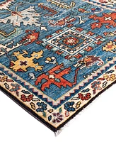 Adorn Hand Woven Rugs Serapi M1999 2'7"x9'8" Runner Area Rug