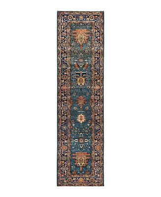 Adorn Hand Woven Rugs Serapi M1999 2'6"x9'8" Runner Area Rug