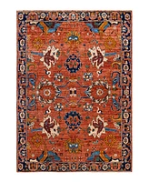 Adorn Hand Woven Rugs Serapi M1999 6'2"x8'10" Area Rug