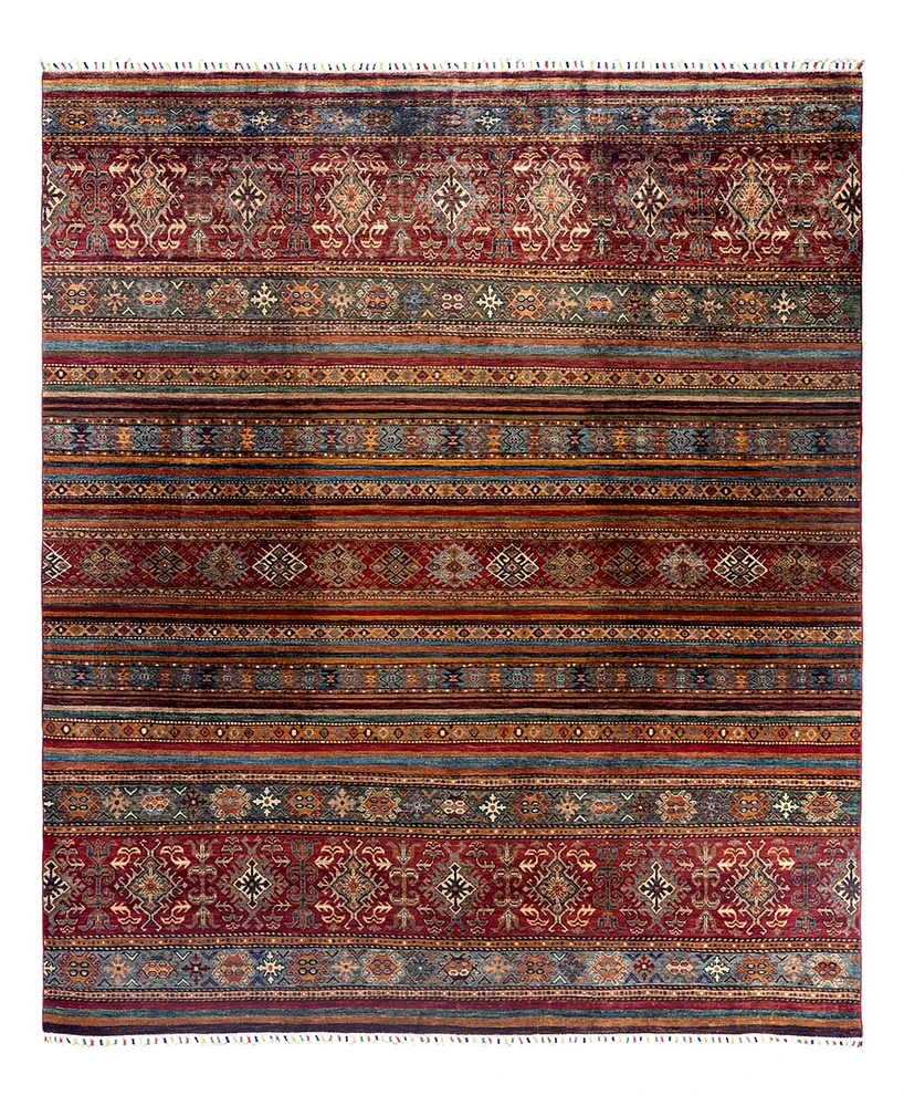 Adorn Hand Woven Rugs Tribal M1999 8'4"x9'10" Area Rug