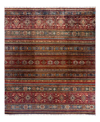 Adorn Hand Woven Rugs Tribal M1999 8'4"x9'10" Area Rug