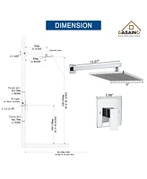 Casainc Casinc 10 Inch Showerhead Square Single Function Balance Valve Concealed Faucet