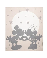 Saturday Park Disney Mickey and Minnie Love Feather Knit Fluffy 50x60 Throw Blanket