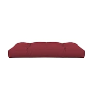 vidaXL Pallet Cushion Wine Red 47.2"x31.5"x4.7" Fabric