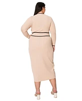 L I V D Plus Elora Sweater Dress