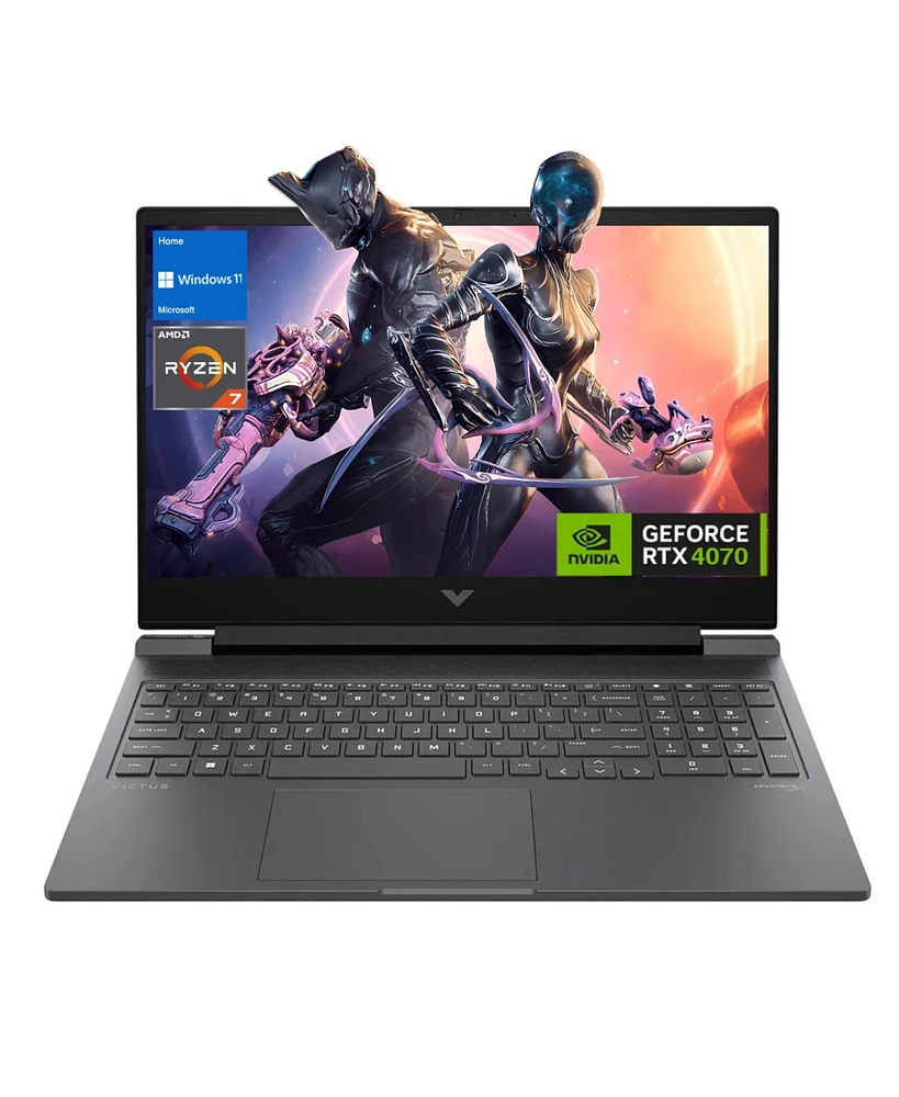 Hp Victus 16.1" Traditional Laptop Amd Ryzen 7 16GB Ram Nvidia GeForce Rtx 4070 512GB Ssd Storage Windows 11 Home 144Hz