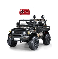 Funtok Officially Licensed Toyota Fj Cruiser Kid Ride On Car 12V 7AH Battery, Kid's Electric Vehicle with Remote Control