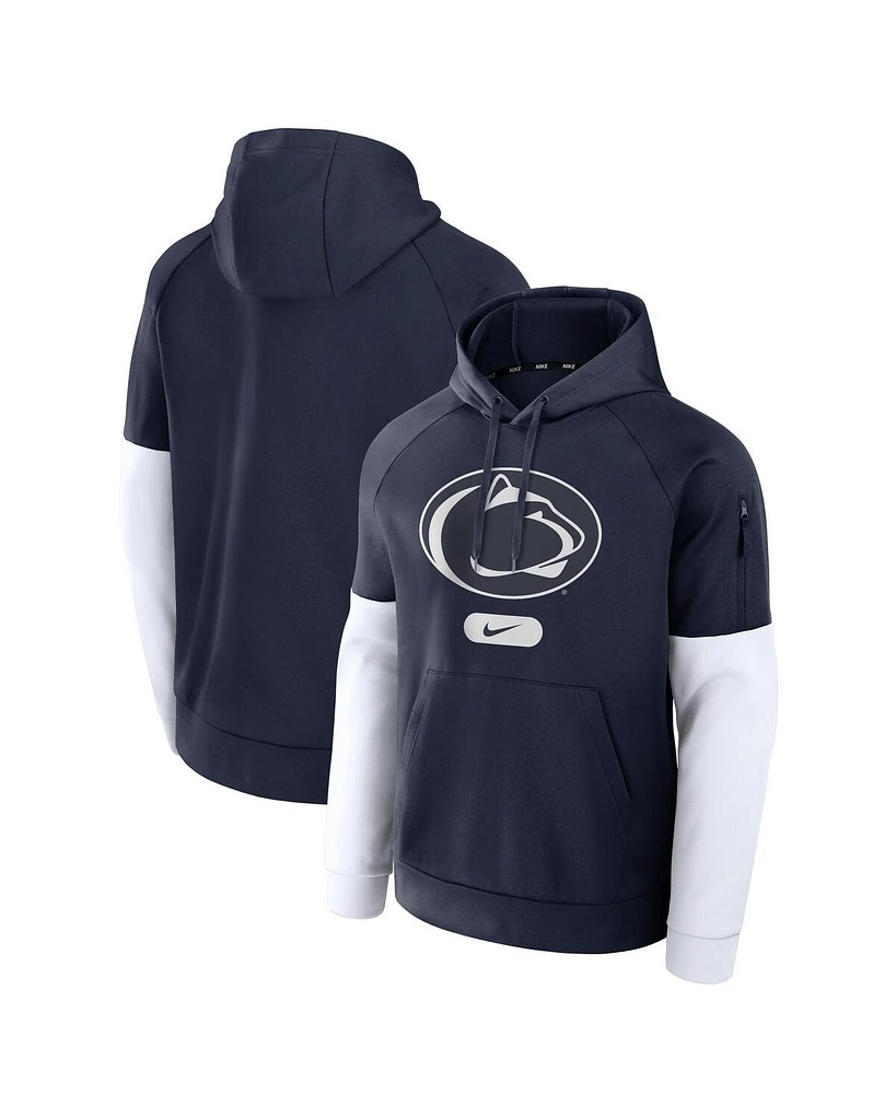 Nike Men's Navy Penn State Nittany Lions Fitness Performance Pullover Hoodie