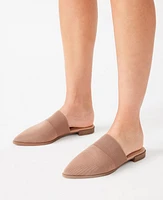 Anne Klein Women's Vassar Knit Pointed Toe Mules