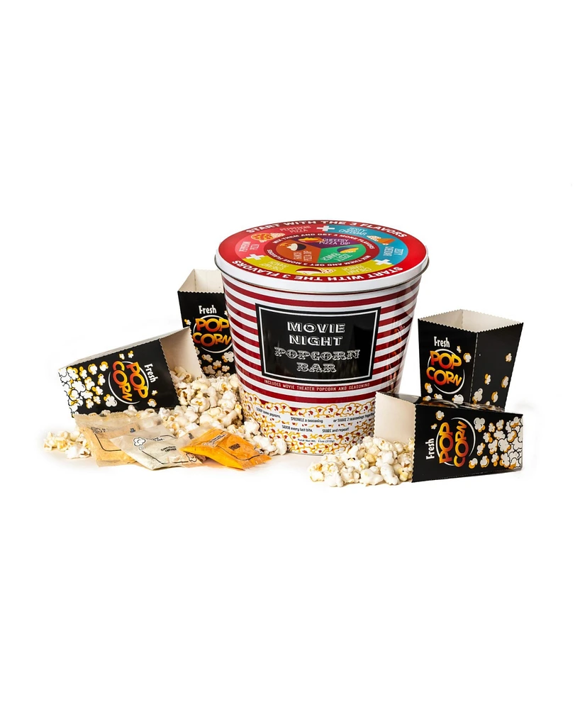 Wabash Valley Farms the Ultimate Movie Night Popcorn Bar Gift Set, 8 Piece