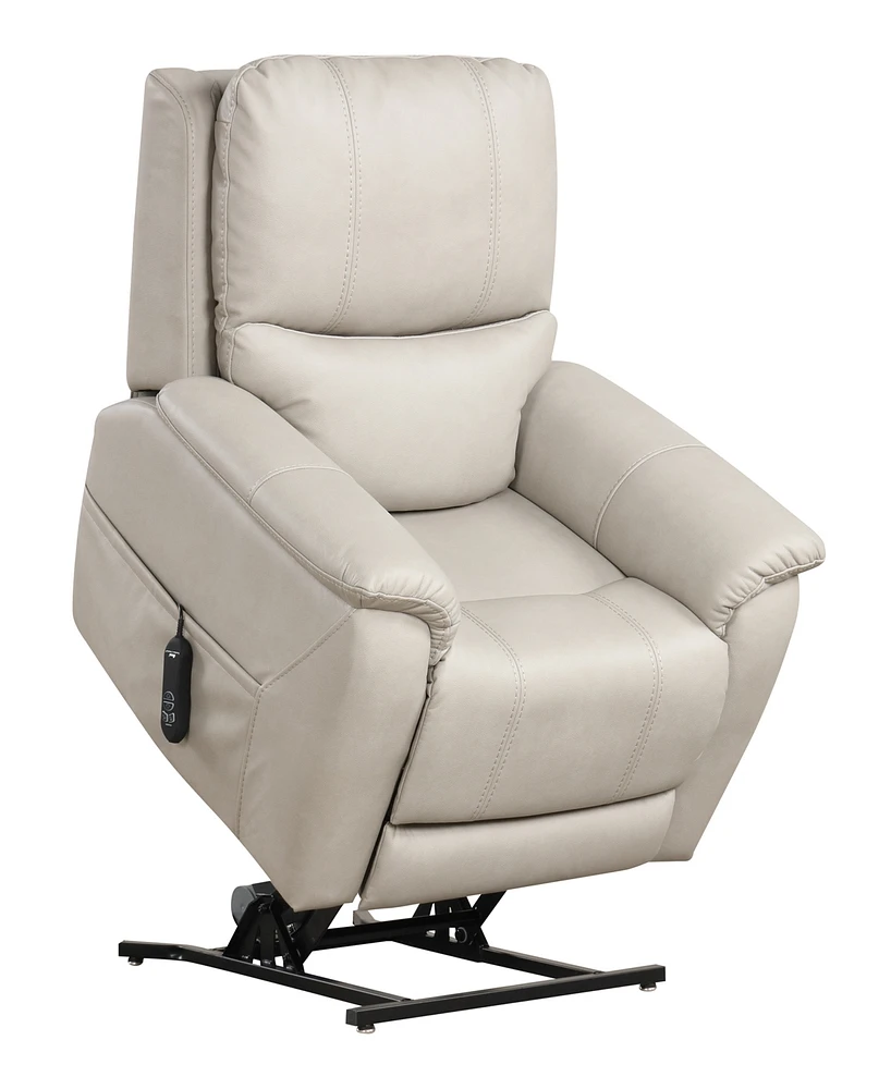 Furniture of America 36" Moonrise Artificial Leather Power Recliner Lift Chair