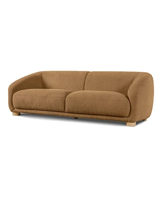 Furniture of America 88" Waxley Chenille Slope Arm Sofa