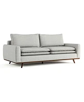 Furniture of America 83" Kasi Round Arm Sofa