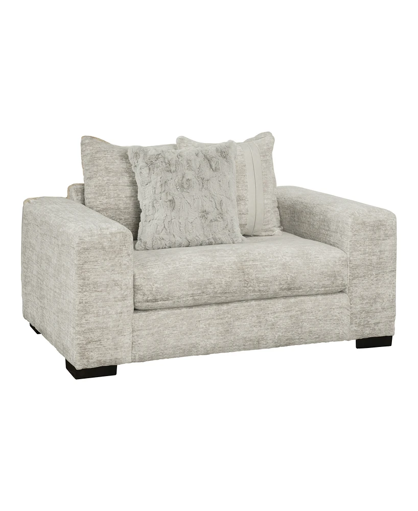 Furniture of America 60" Cole Chenille Sofa