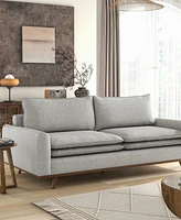 Furniture of America 83" Kasi Round Arm Sofa