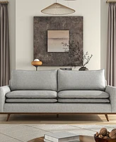 Furniture of America 83" Kasi Round Arm Sofa