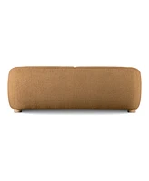 Furniture of America 88" Waxley Chenille Slope Arm Sofa