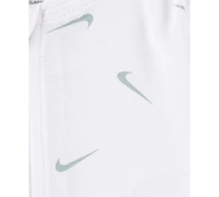 Nike Baby Essentials Viscose Long-Sleeve Footed Coveralls, 2 Pack