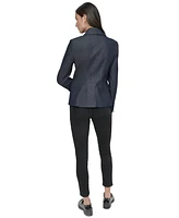 Dkny Jeans Women's Double-Breasted Denim Blazer - DDN