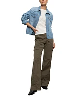 Sanctuary Women's Make Way Button-Front Denim Jacket