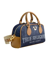 True Religion Denim Logo Mini Satchel Crossbody Bag