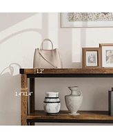 gaomon Farmhouse Entryway Table,47 Inch Narrow Long Console Table with Storage