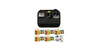 Polaroid Go Instant Camera (Black) with 5 Double Packs and Everything PhotoBox