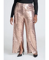 Eloquii Plus Sequin Trouser