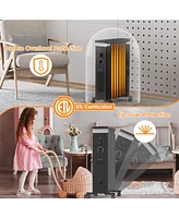 Sugift 1500W Portable Oil Filled Radiator Heater with 3 Heat Settings