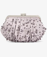 I.n.c. International Concepts Allover Pearl and Crystal Small Satin Clutch, Exclusively at Macy's