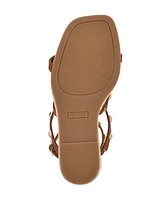 Nine West Women's Sardis Square Toe Wedge Sandals