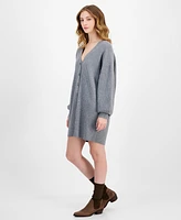 French Connection Women's Vhari Ribbed Button-Down Sweater Dress