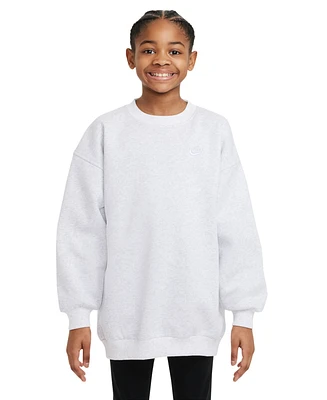 Nike Big Girls Sportswear Club Fleece Oversized-Fit Sweatshirt