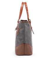 Tsd Brand Redwood Canvas Shopper Bag