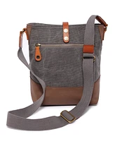 Tsd Brand Redwood Canvas Crossbody Bag