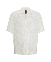 Boss by Hugo Men's Seasonal Print Relaxed-Fit Shirt