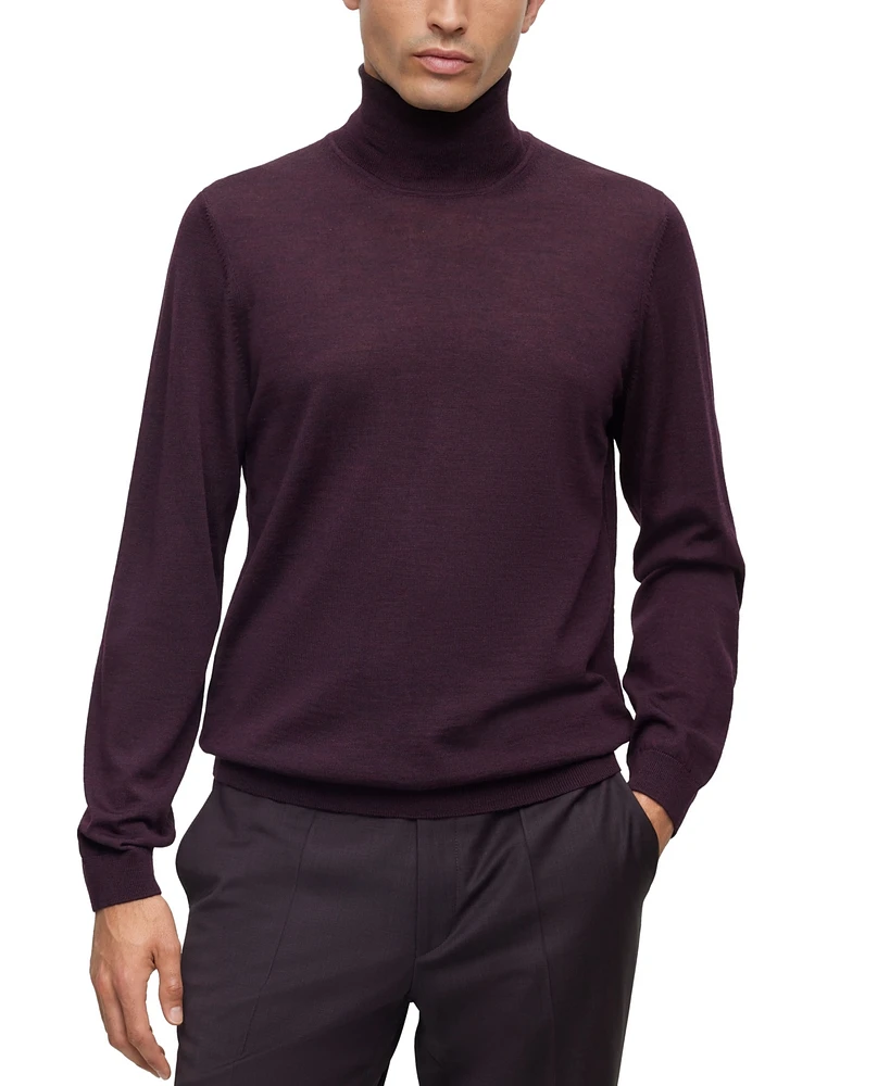 Boss by Hugo Men's Slim-Fit Rollneck Sweater