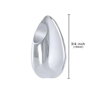 Sterling Silver Tear Drop Cremation Pendant with 18 inch Necklace
