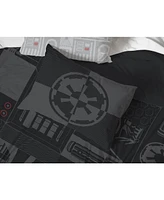 Saturday Park Star Wars Dark Side 100% Organic Cotton Twin Duvet & Sham Set